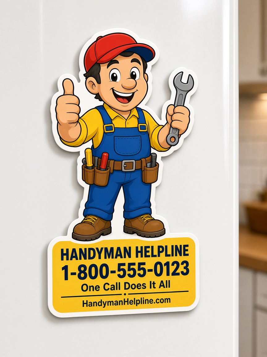 The Handyman Helpline cartoon handyman